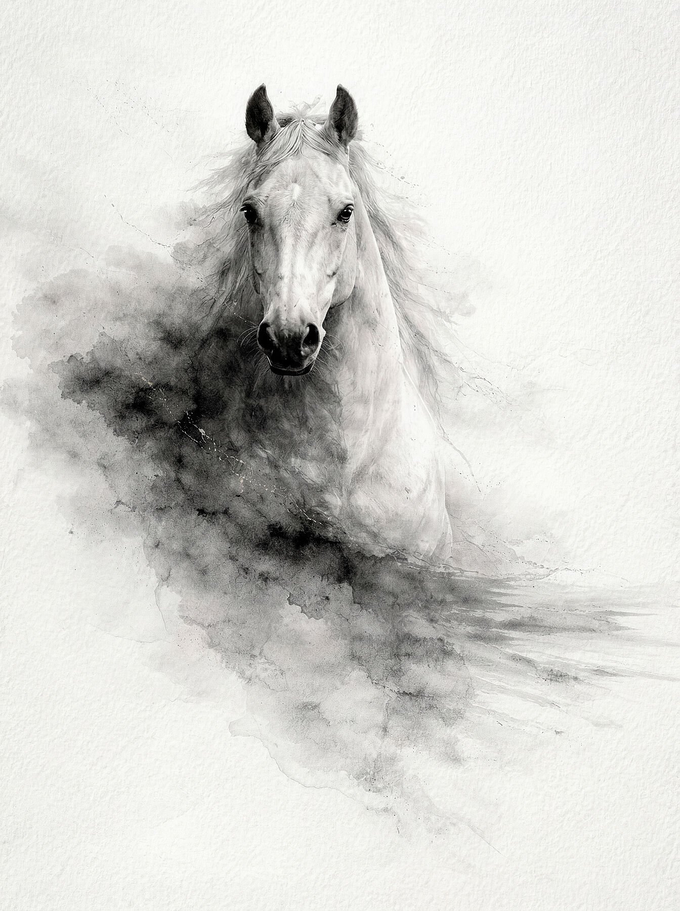 Argentum — impresión giclée de arte contemporáneo, colección Metamorphōsis, Umbra Studio