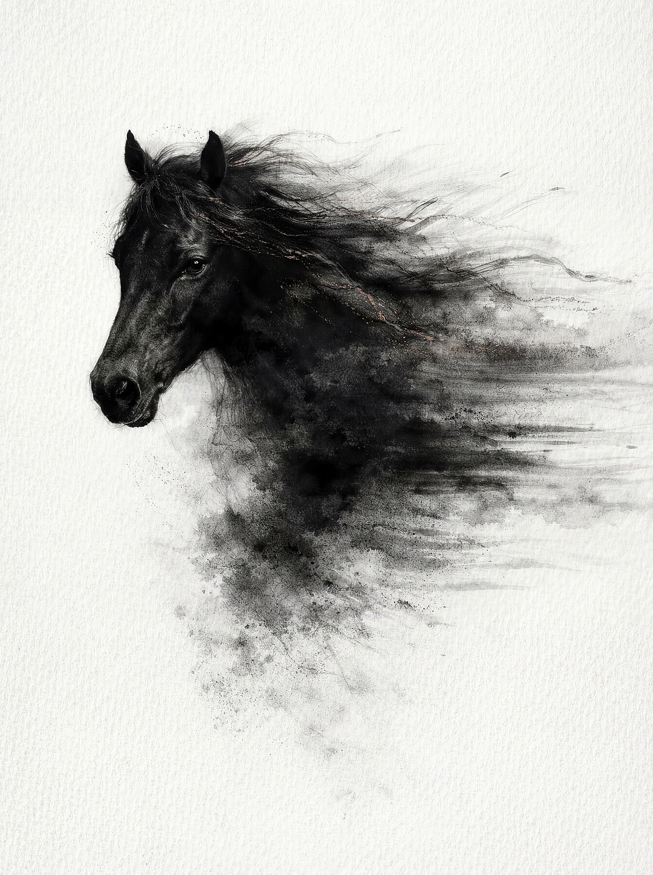 Ventus — impresión giclée de arte contemporáneo, colección Metamorphōsis, Umbra Studio