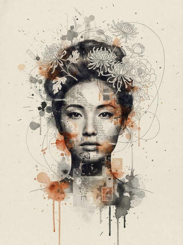 Fragmentos de Memoria — impresión giclée de arte contemporáneo, colección Metamorphōsis, estudio Umbra