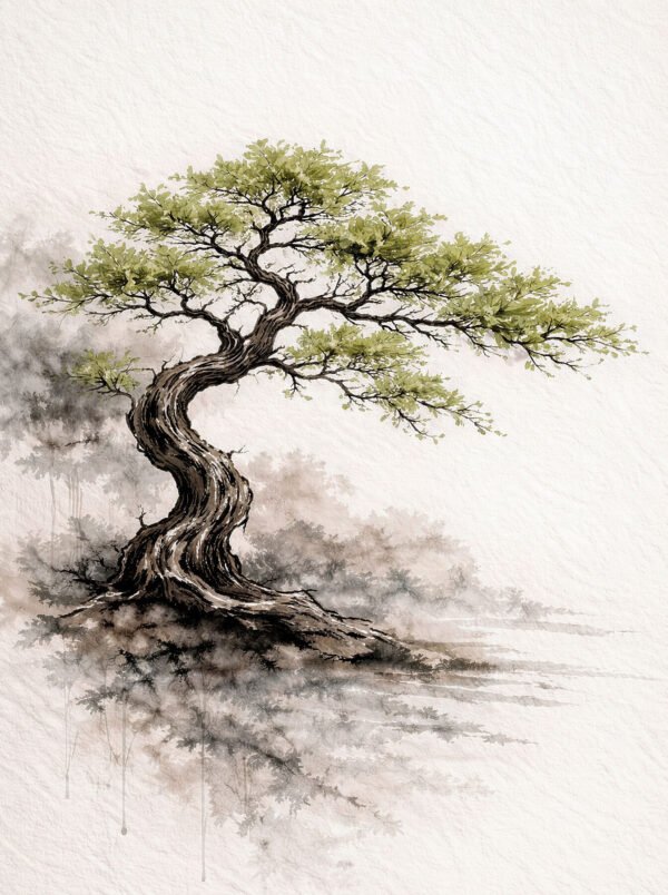 Ulmus Parvifolia — impresión giclée fine art, colección Bonsai, Umbra Studio