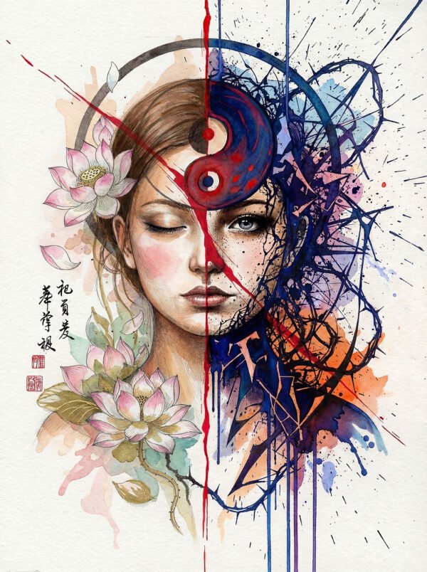 Punto Crítico — impresión giclée de arte contemporáneo, colección Metamorphōsis, Umbra Studio