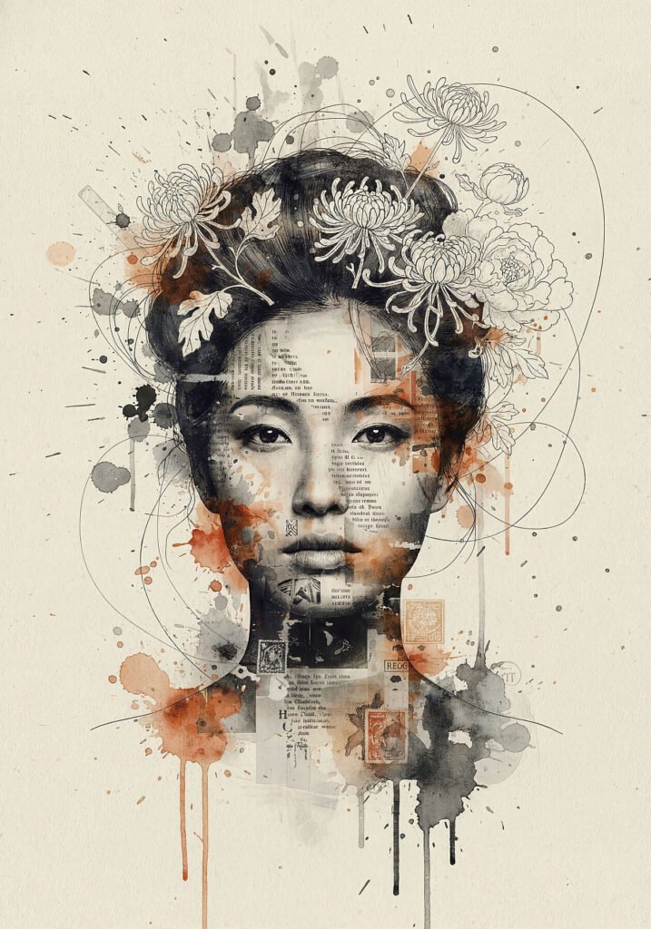 Fragmentos de Memoria — impresión giclée de arte contemporáneo, colección Metamorphōsis, estudio Umbra