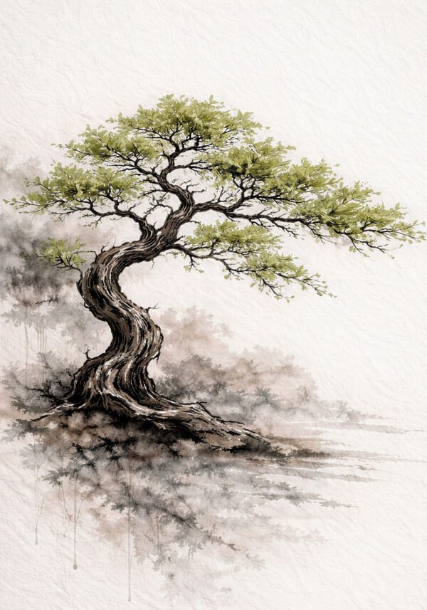 Ulmus Parvifolia — impresión giclée fine art, colección Bonsai, Umbra Studio