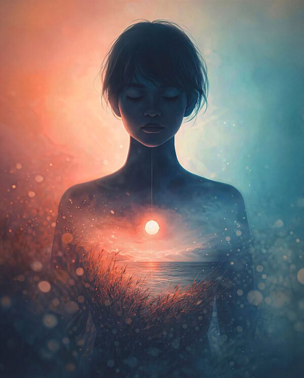 Ecos Bajo la Piel — Impresión Giclée Fine Art Edición Limitada | Umbra Studio