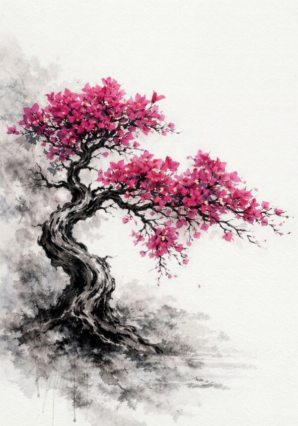 Bougainvillea — impresión giclée fine art, colección Bonsai, Umbra Studio
