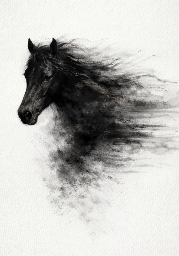 Ventus — impresión giclée de arte contemporáneo, colección Metamorphōsis, Umbra Studio