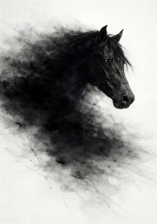 Obsidian— contemporary art giclée print, Metamorphōsis collection, Umbra Studio