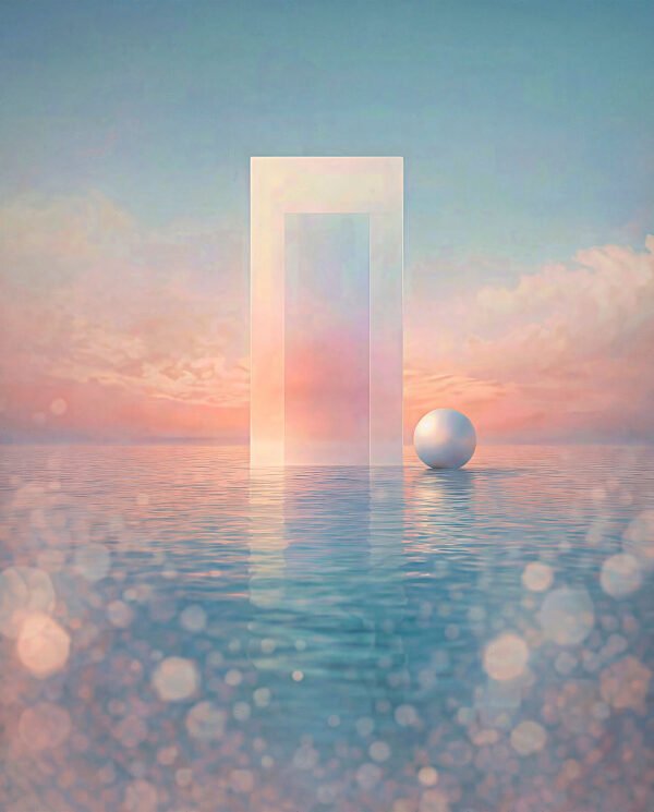Puerta a un Mar de Niebla — Impresión Giclée Fine Art Edición Limitada | Umbra Studio